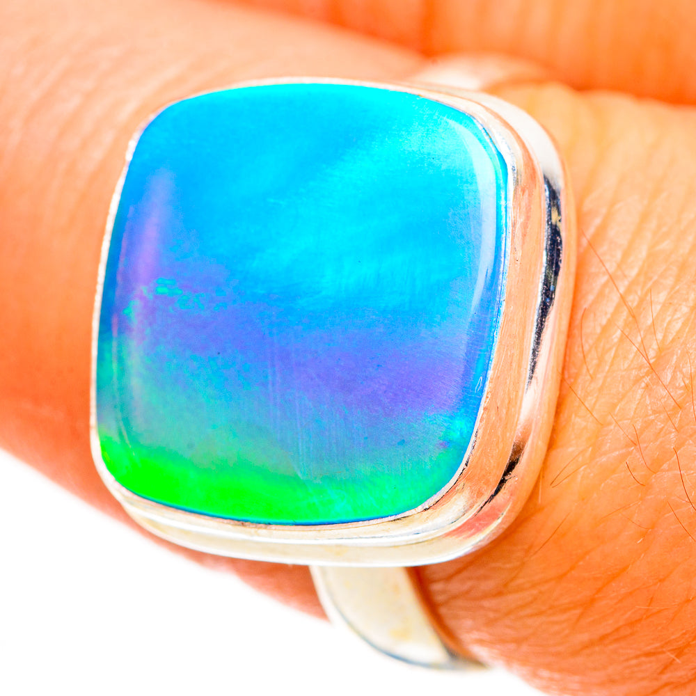 Aura Opal Rings handcrafted by Anasilvercos - RING113164