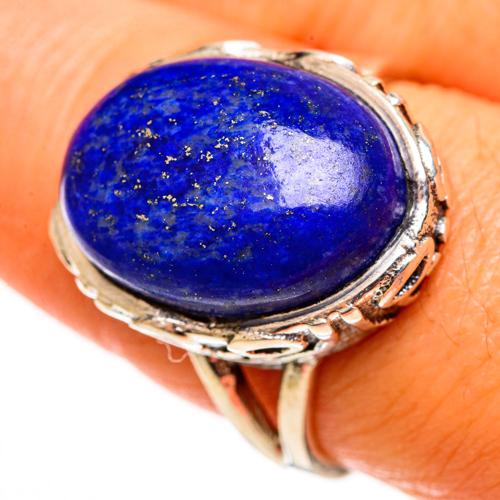 Lapis Lazuli Rings handcrafted by Anasilvercos - RING113165