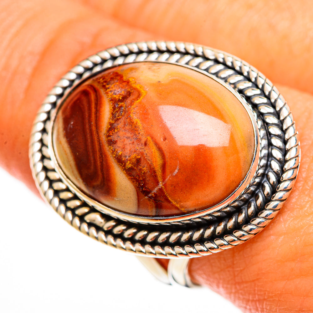 Mookaite Rings handcrafted by Anasilvercos - RING113225
