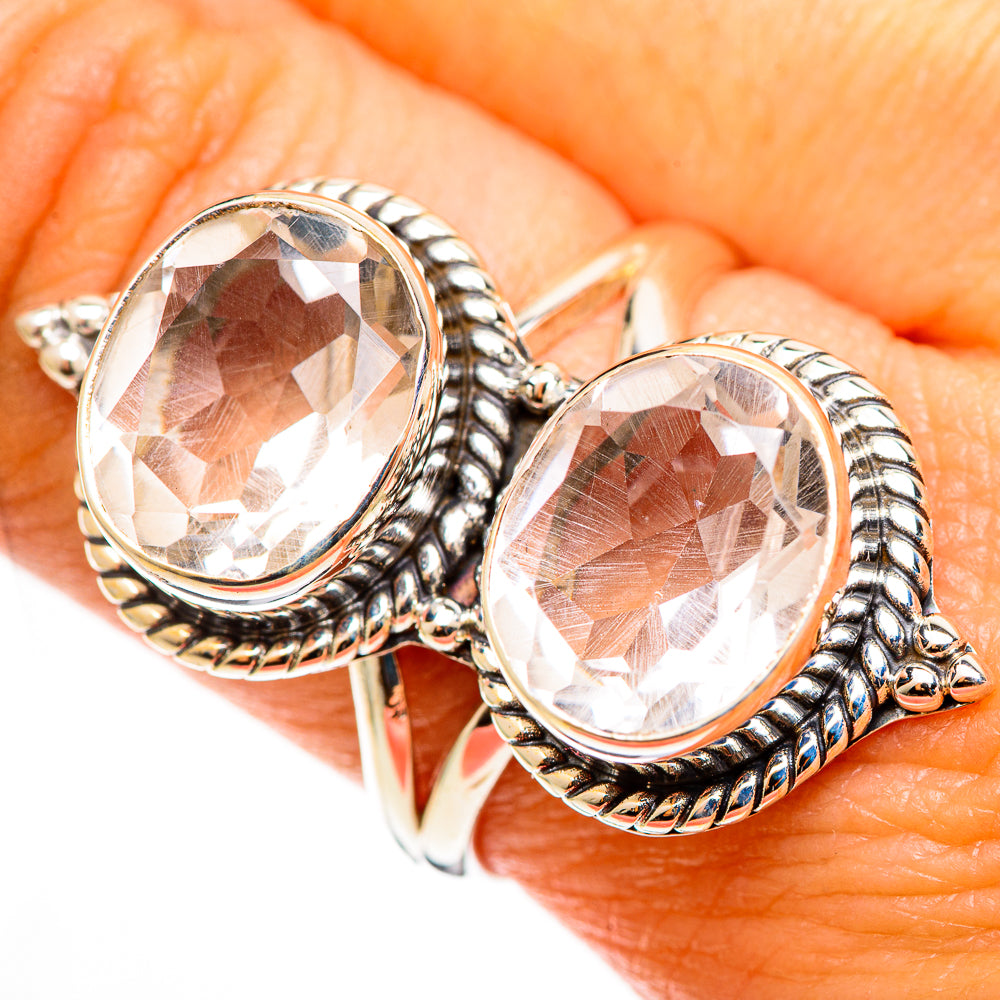 White Quartz Rings handcrafted by Anasilvercos - RING113270