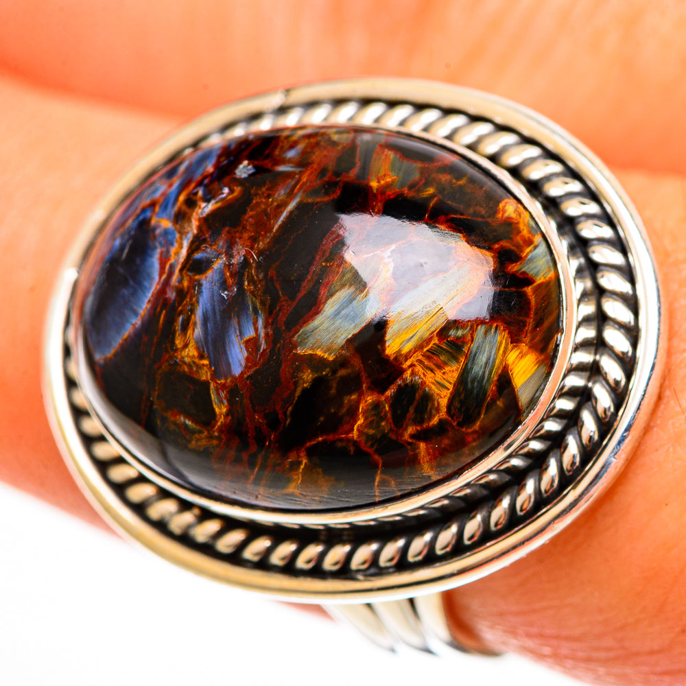 Pietersite Rings handcrafted by Anasilvercos - RING113322