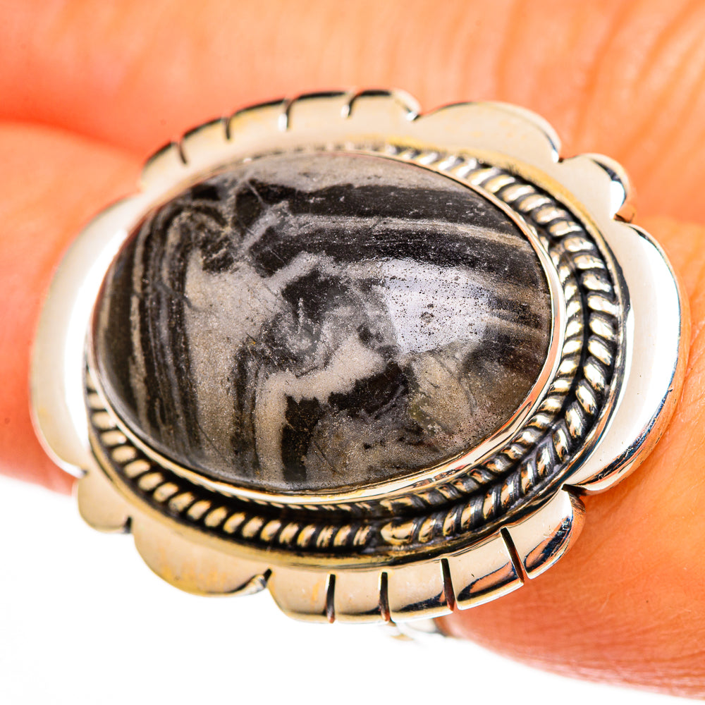 Pinolith Jasper Rings handcrafted by Anasilvercos - RING113323