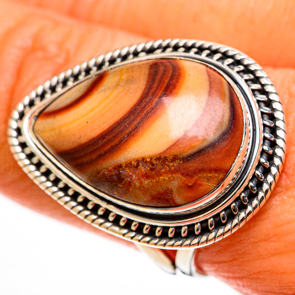 Imperial Jasper Rings handcrafted by Anasilvercos - RING113332