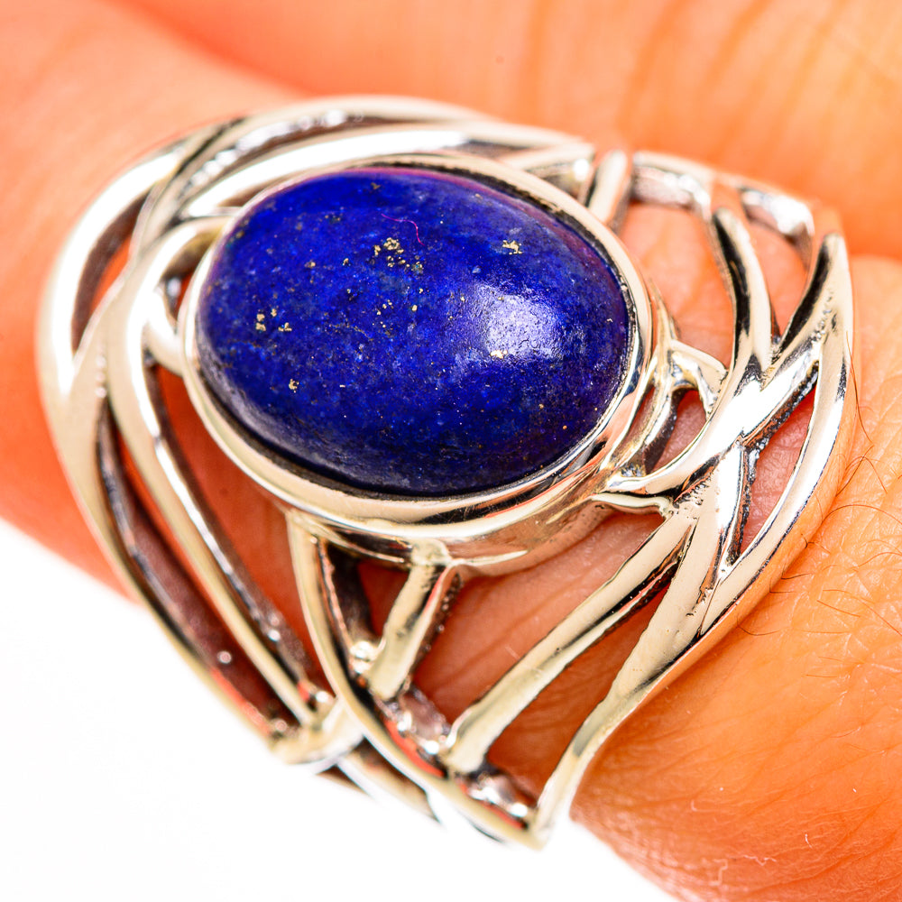 Lapis Lazuli Rings handcrafted by Anasilvercos - RING113352