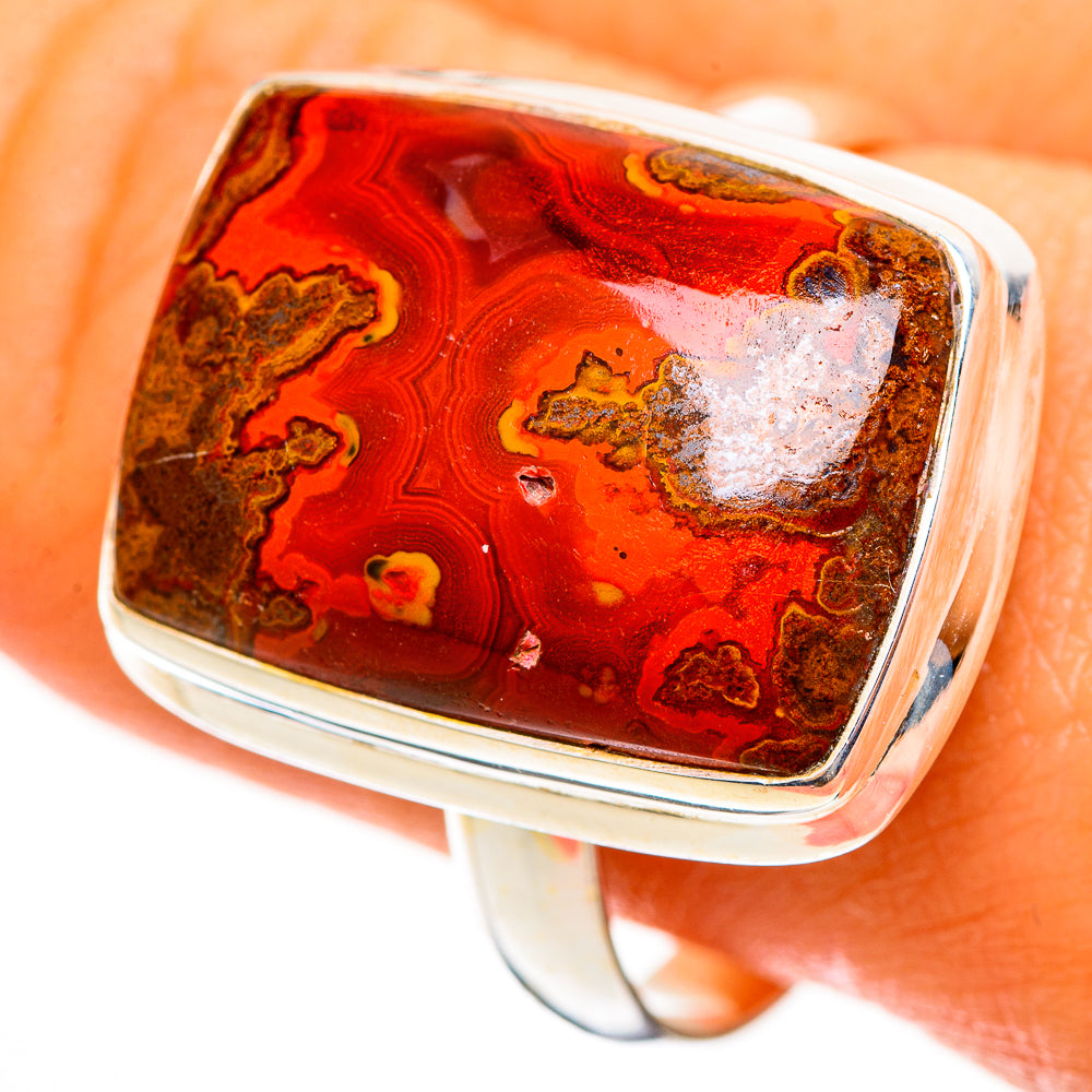 Moroccan Agate Rings handcrafted by Anasilvercos - RING113383