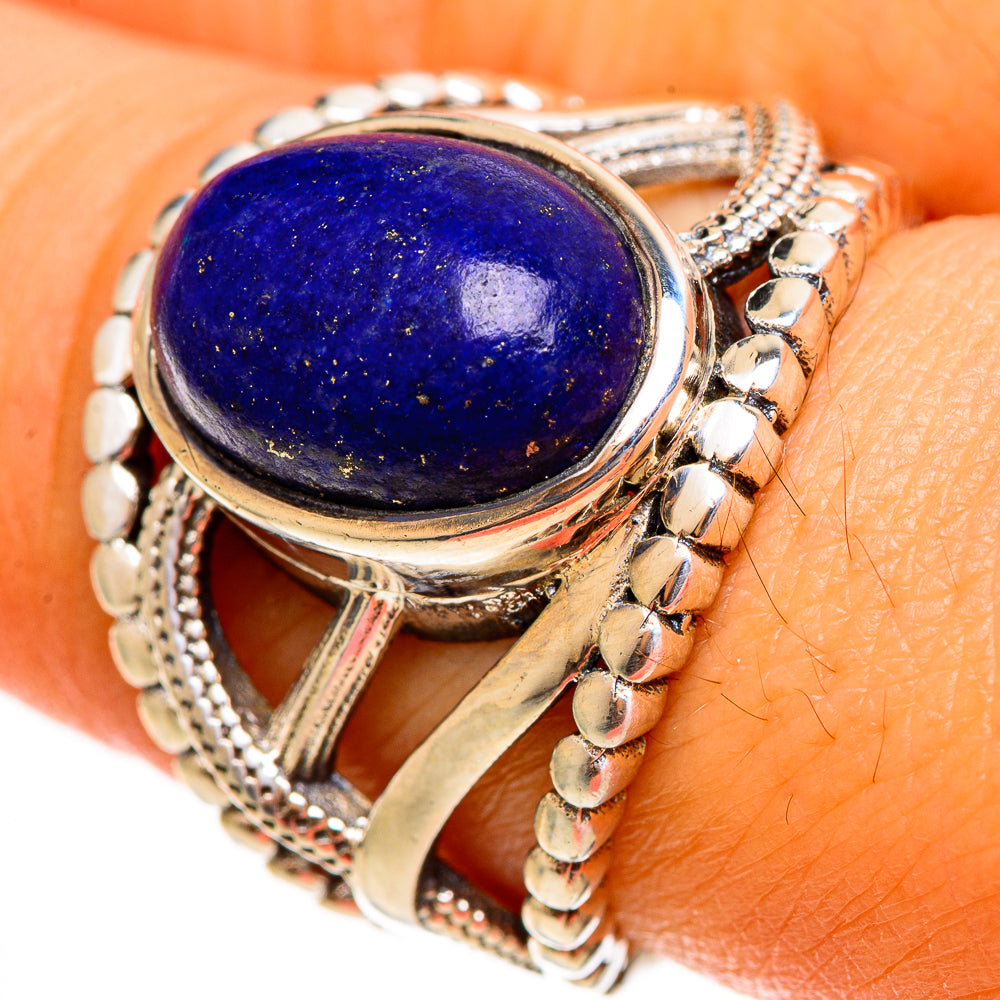 Lapis Lazuli Rings handcrafted by Anasilvercos - RING113400