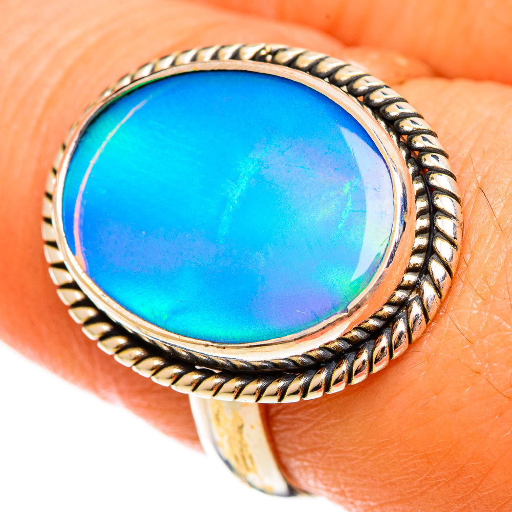 Aura Opal Rings handcrafted by Anasilvercos - RING113423