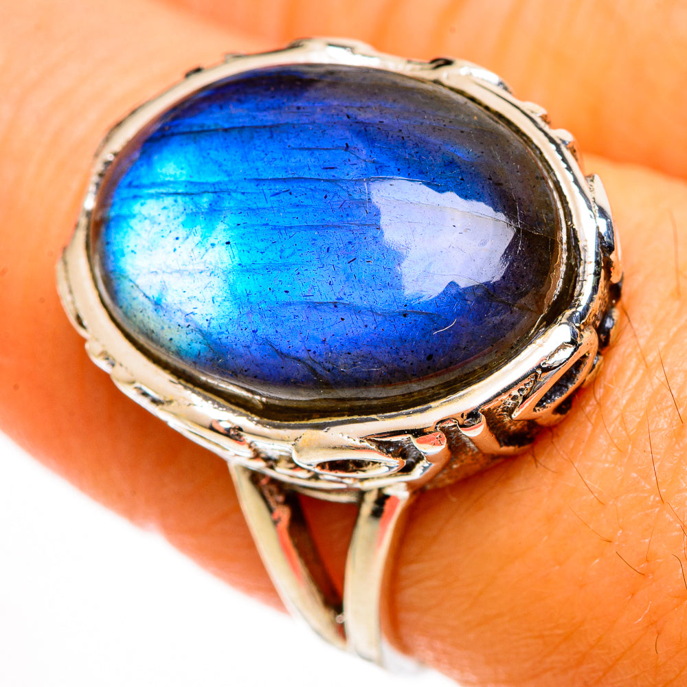 Labradorite Rings handcrafted by Anasilvercos - RING113424