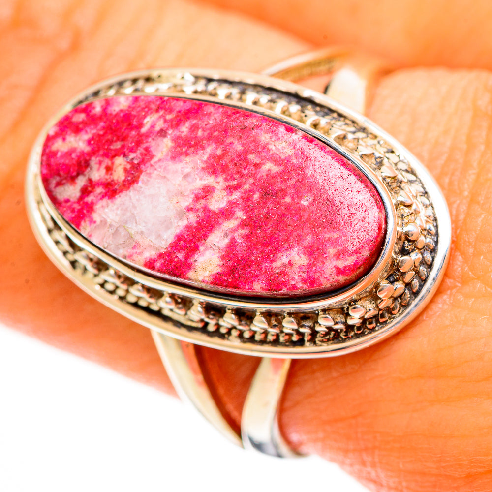 Thulite Rings handcrafted by Anasilvercos - RING113434