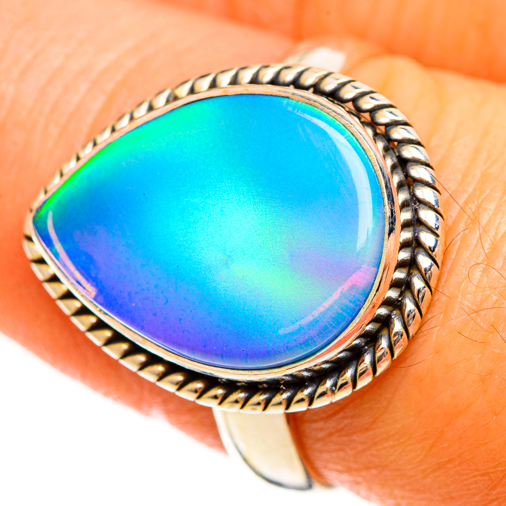 Aura Opal Rings handcrafted by Anasilvercos - RING113446