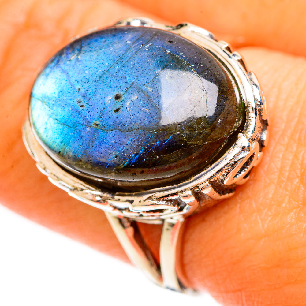 Labradorite Rings handcrafted by Anasilvercos - RING113481