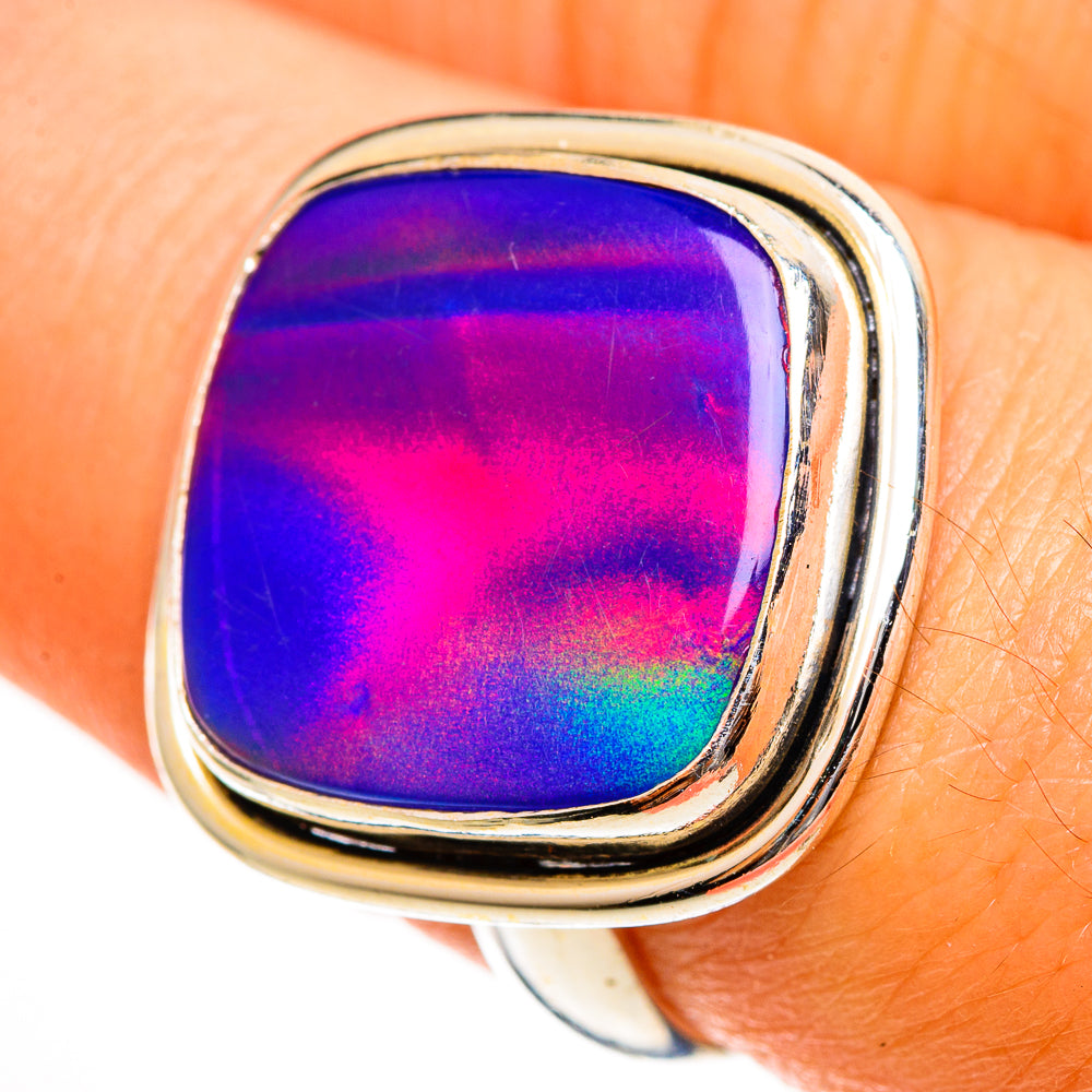 Aura Opal Rings handcrafted by Anasilvercos - RING113506