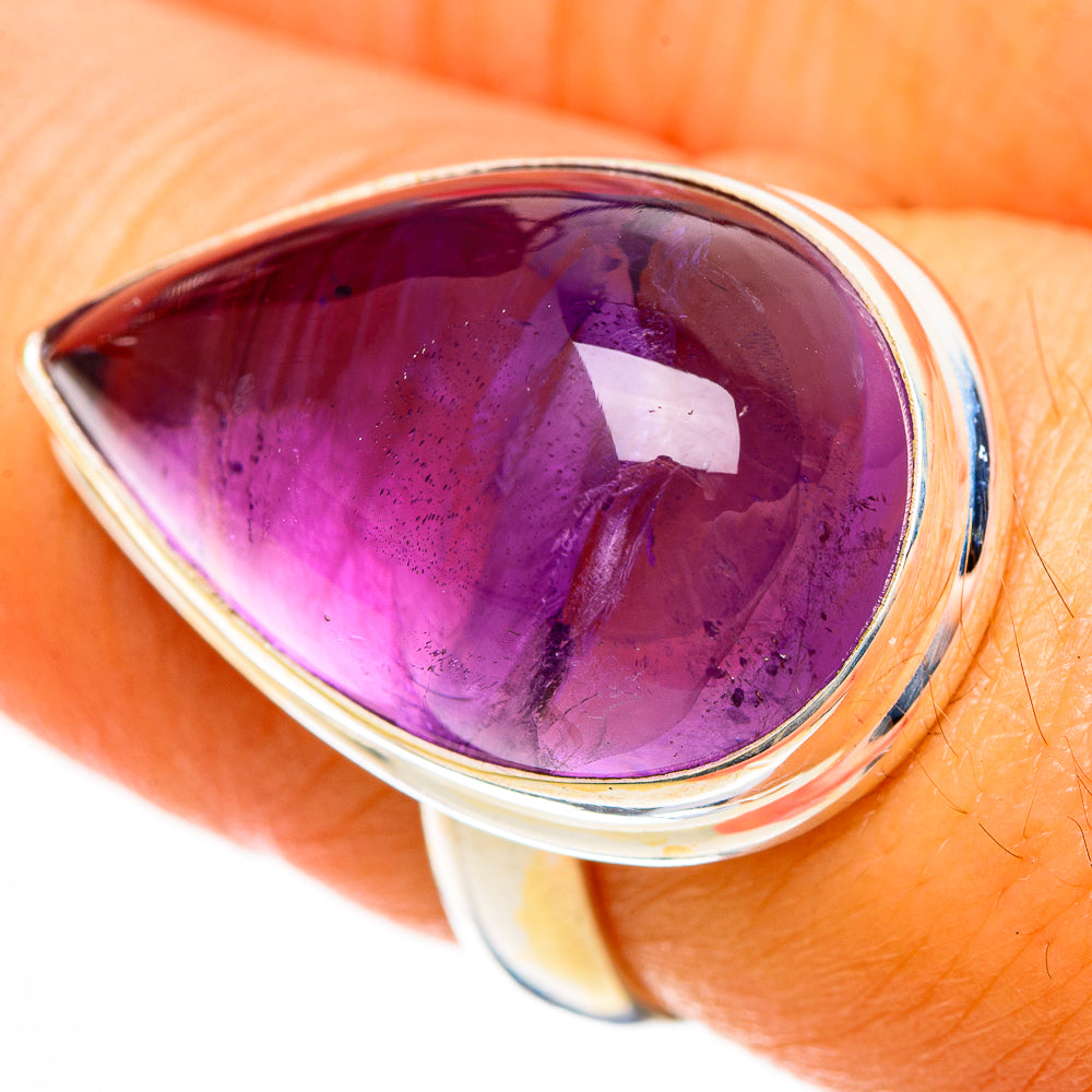 Amethyst Rings handcrafted by Anasilvercos - RING113521