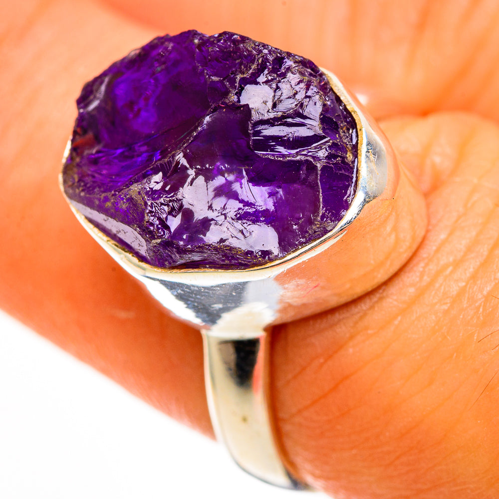 Amethyst Rings handcrafted by Anasilvercos - RING113522