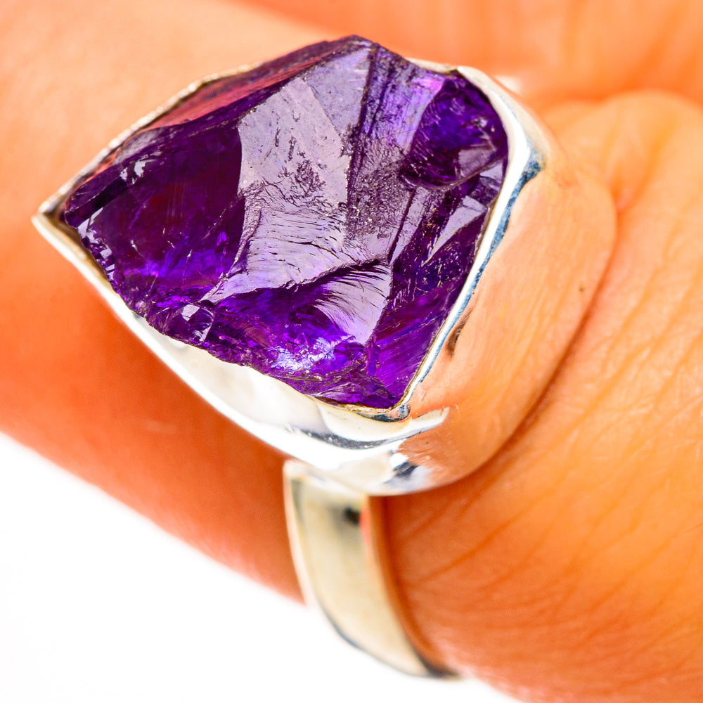 Amethyst Rings handcrafted by Anasilvercos - RING113542