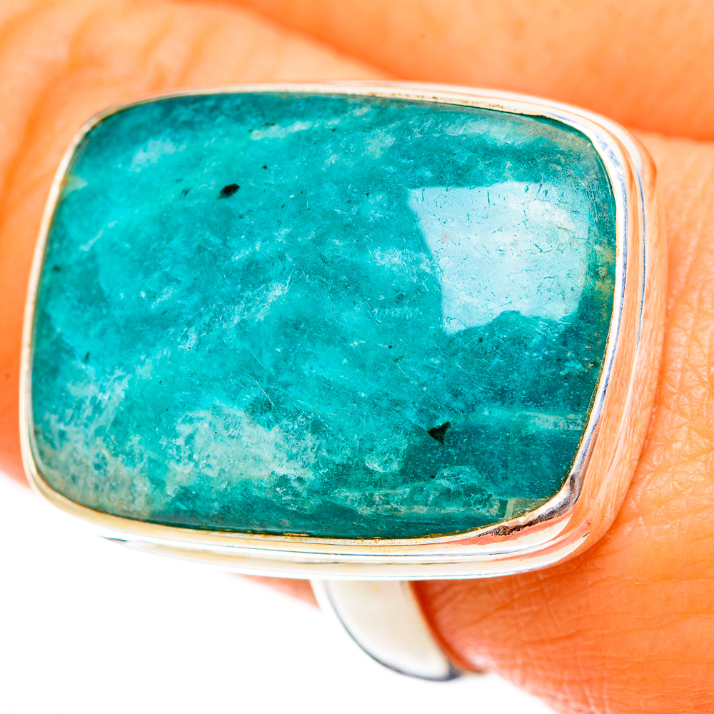 Amazonite Rings handcrafted by Anasilvercos - RING113556