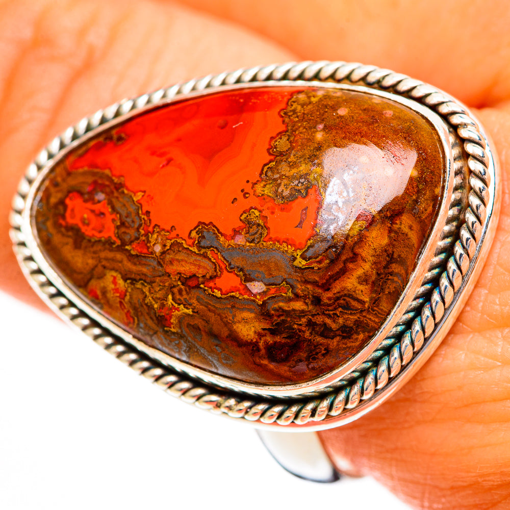 Moroccan Agate Rings handcrafted by Anasilvercos - RING113562