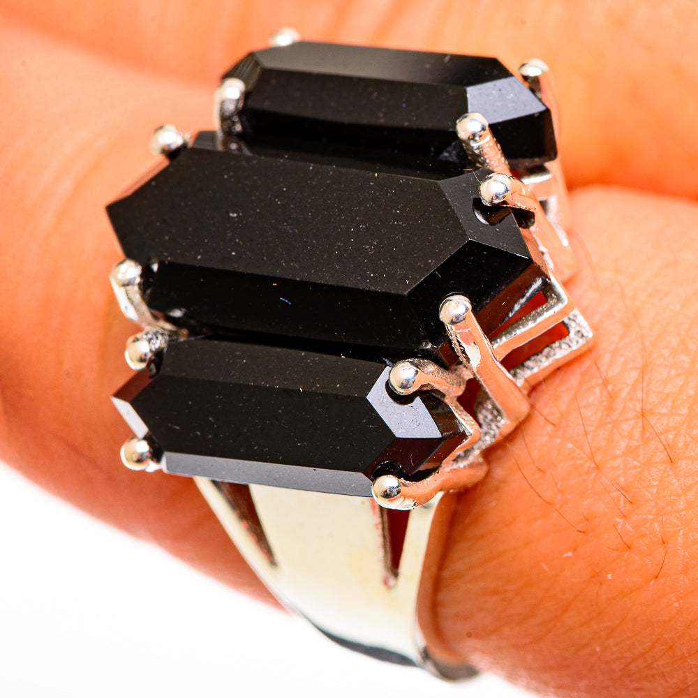 Black Onyx Rings handcrafted by Anasilvercos - RING113708