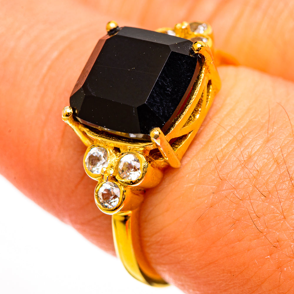 Black Onyx Rings handcrafted by Anasilvercos - RING113709