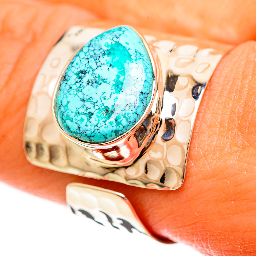 Turquoise Rings handcrafted by Anasilvercos - RING113720
