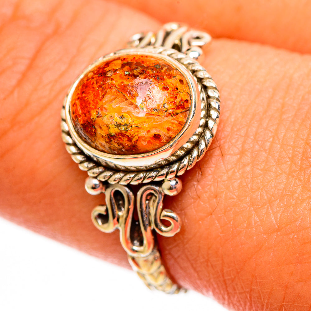 Sponge Coral Rings handcrafted by Anasilvercos - RING113733