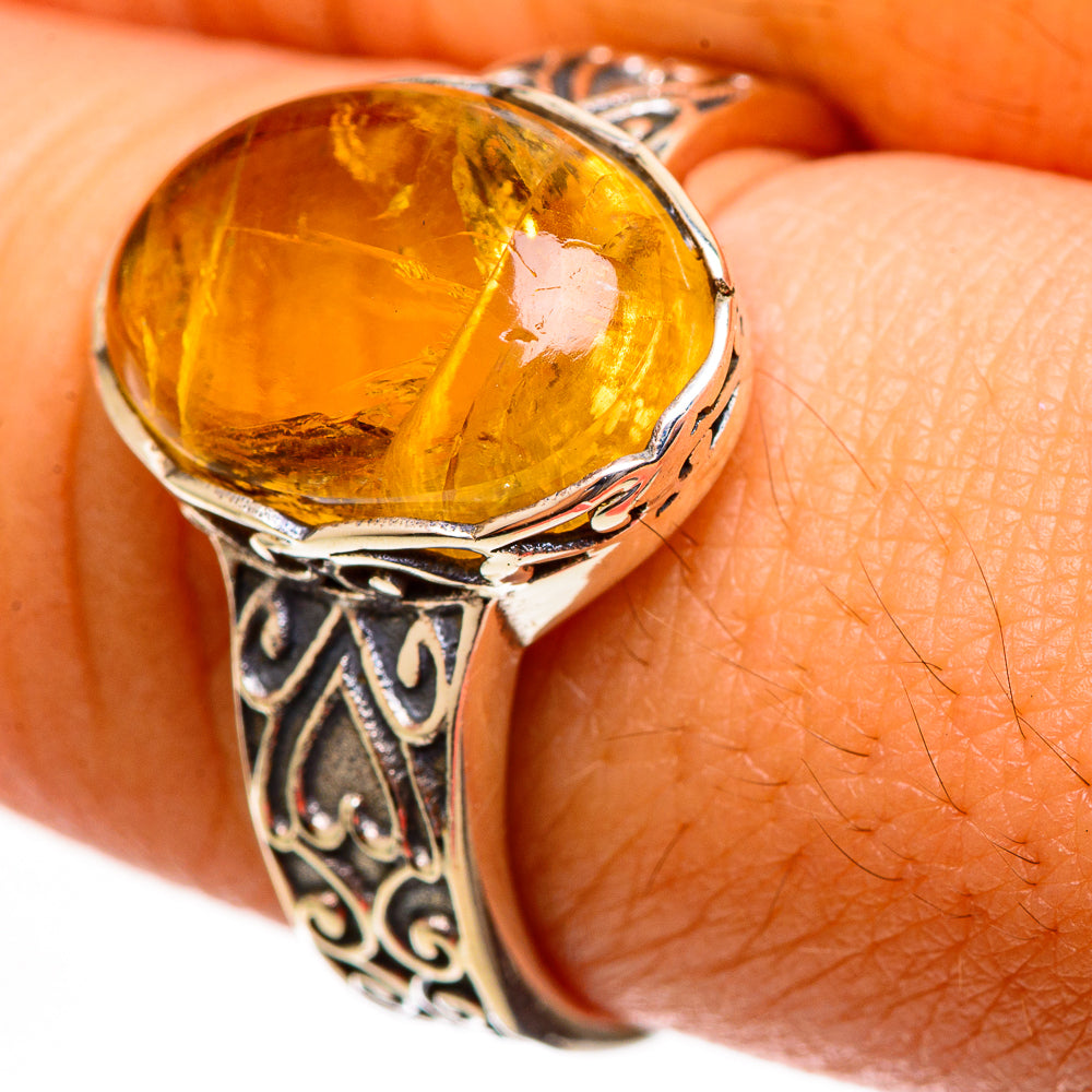 Citrine Rings handcrafted by Anasilvercos - RING113734