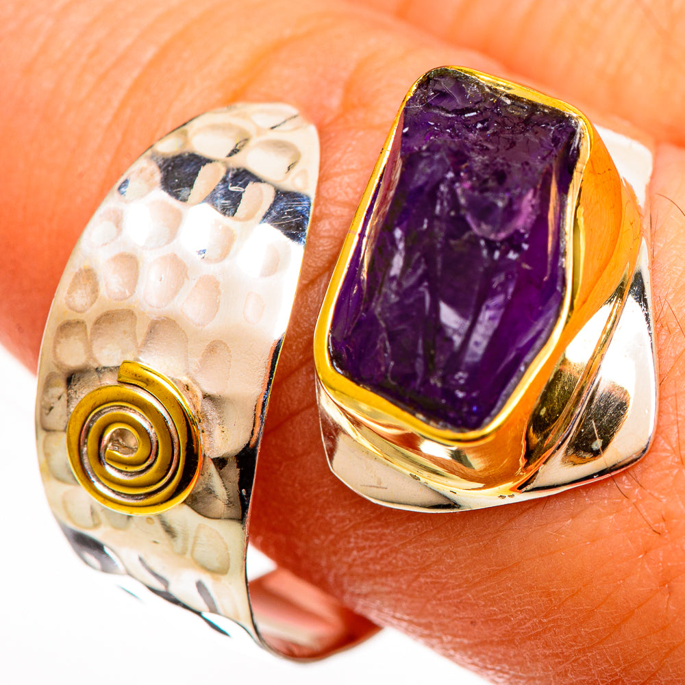 Amethyst Rings handcrafted by Anasilvercos - RING113739