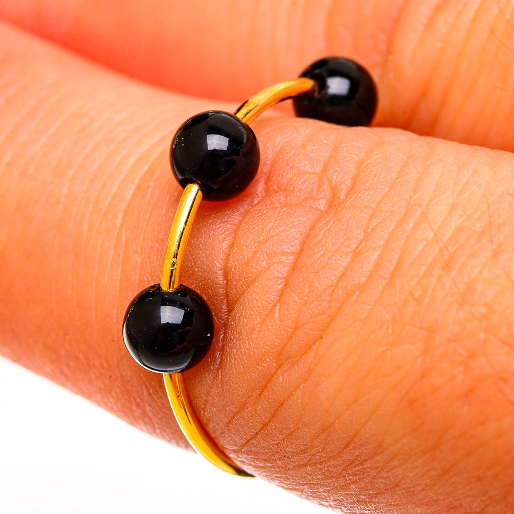 Black Onyx Rings handcrafted by Anasilvercos - RING113744