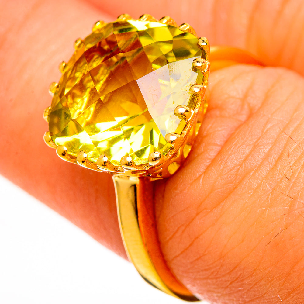 Citrine Rings handcrafted by Anasilvercos - RING113751