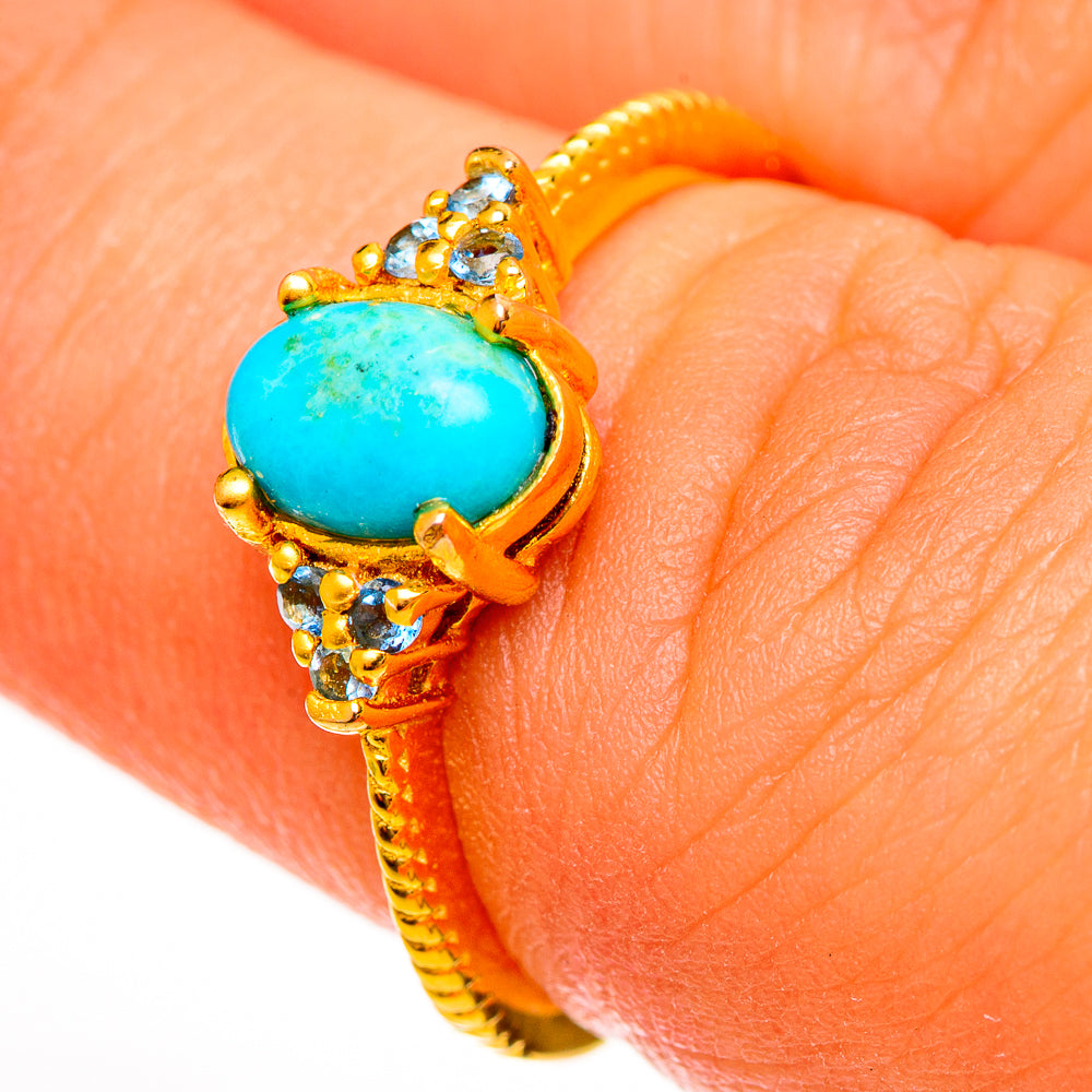 Chrysocolla Rings handcrafted by Anasilvercos - RING113752