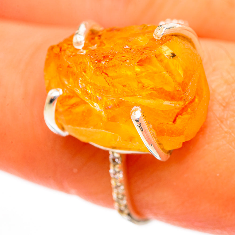 Citrine Rings handcrafted by Anasilvercos - RING113768