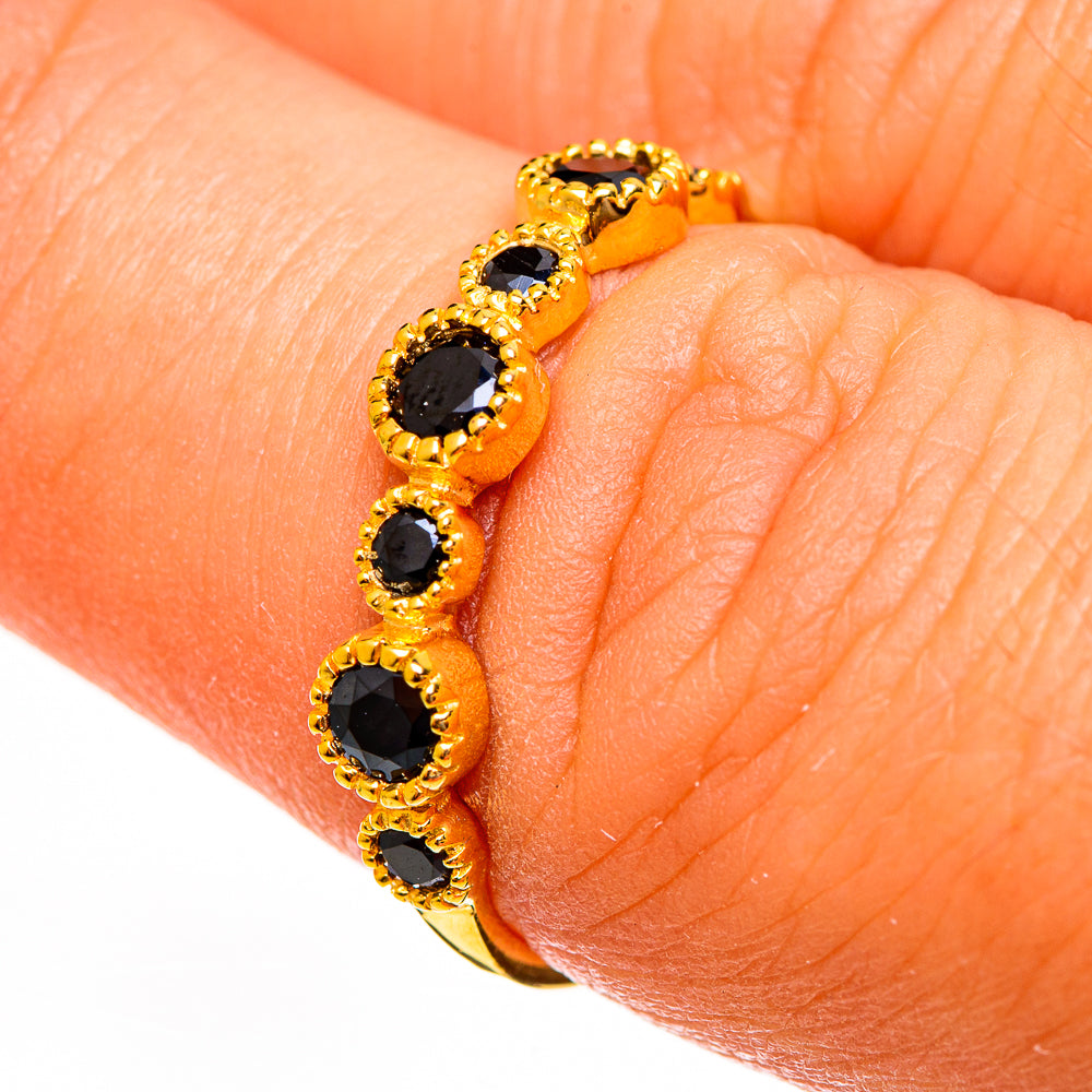 Black Onyx Rings handcrafted by Anasilvercos - RING113778