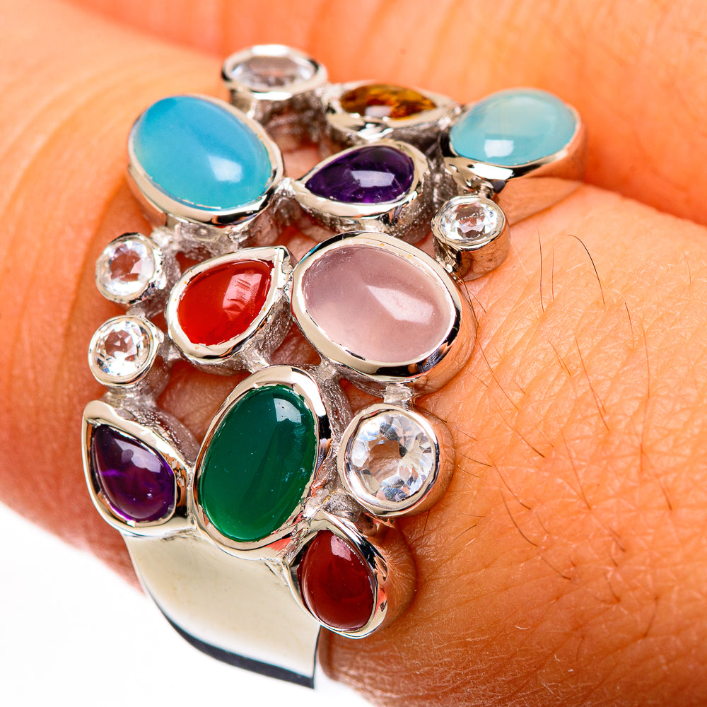 Green Onyx Rings handcrafted by Anasilvercos - RING113783