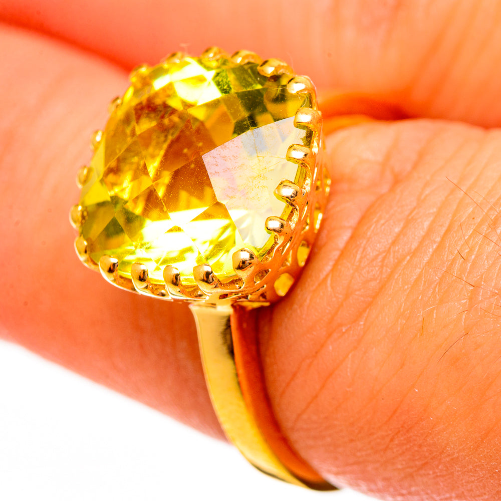Citrine Rings handcrafted by Anasilvercos - RING113787
