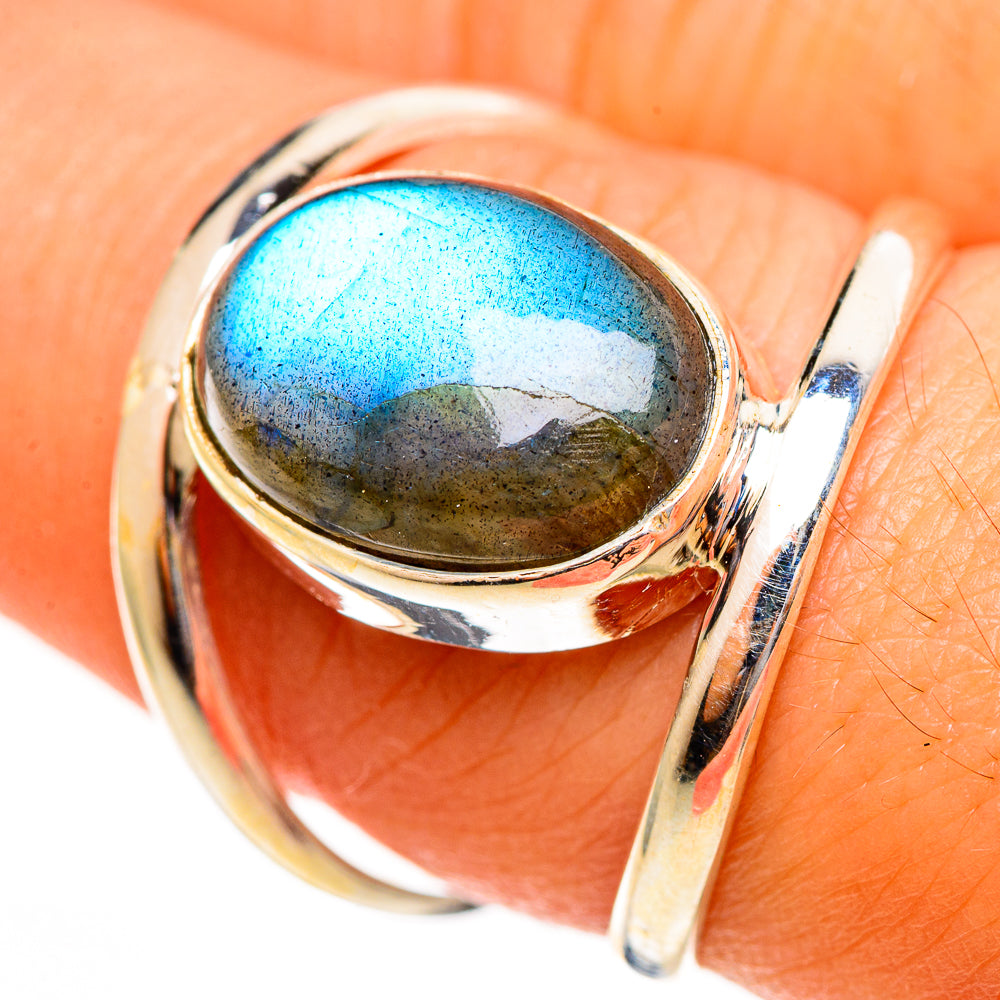 Labradorite Rings handcrafted by Anasilvercos - RING113794