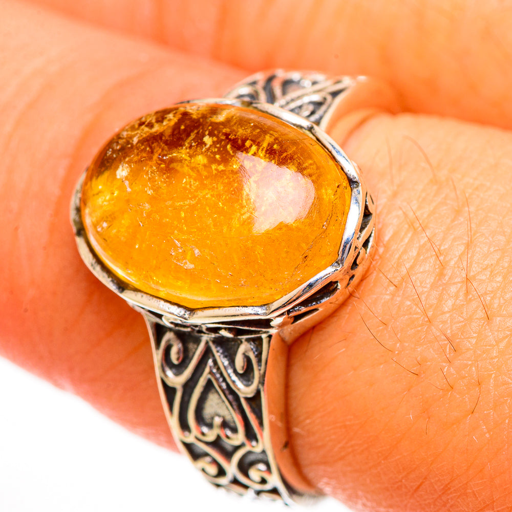 Citrine Rings handcrafted by Anasilvercos - RING113802