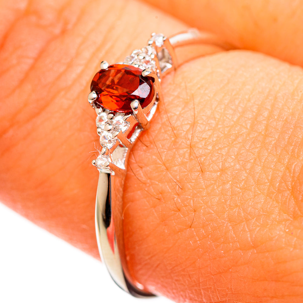 Garnet Rings handcrafted by Anasilvercos - RING113808