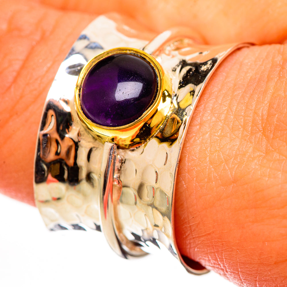 Amethyst Rings handcrafted by Anasilvercos - RING113813