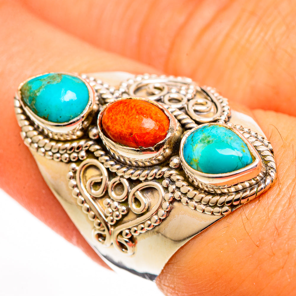 Sponge Coral Rings handcrafted by Anasilvercos - RING113824
