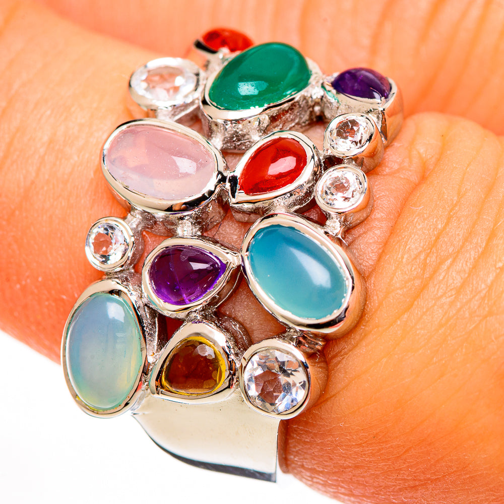 Green Onyx Rings handcrafted by Anasilvercos - RING113825