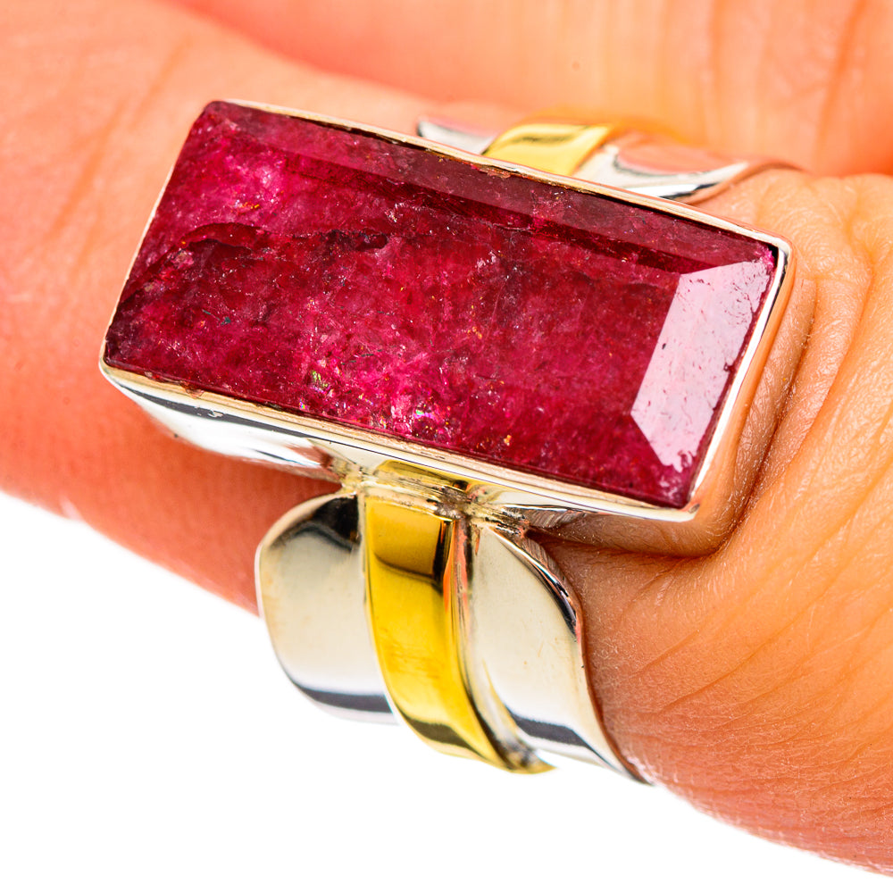 Red Sillimanite Rings handcrafted by Anasilvercos - RING113879