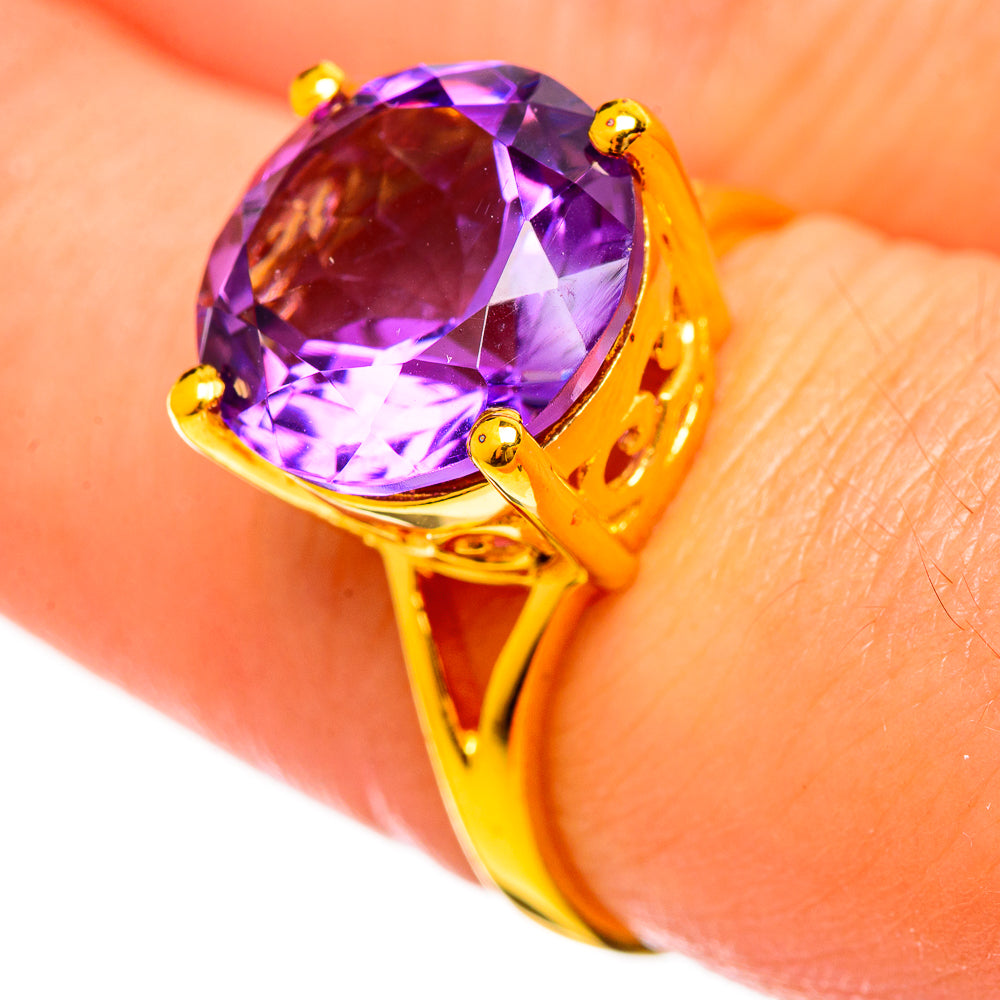 Amethyst Rings handcrafted by Anasilvercos - RING113881