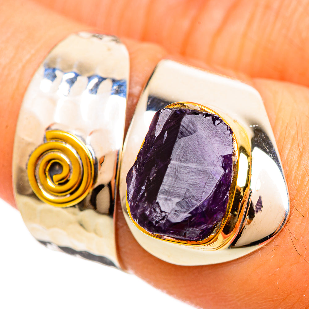 Amethyst Rings handcrafted by Anasilvercos - RING113883