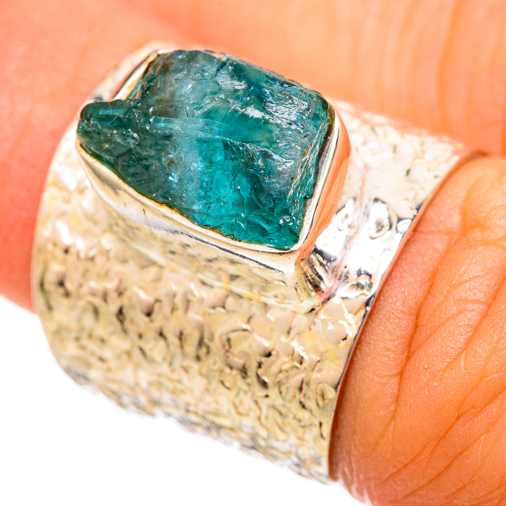 Apatite Rings handcrafted by Anasilvercos - RING113901