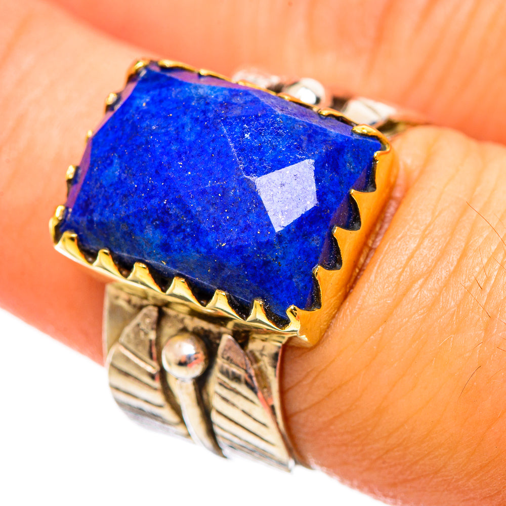 Lapis Lazuli Rings handcrafted by Anasilvercos - RING113903