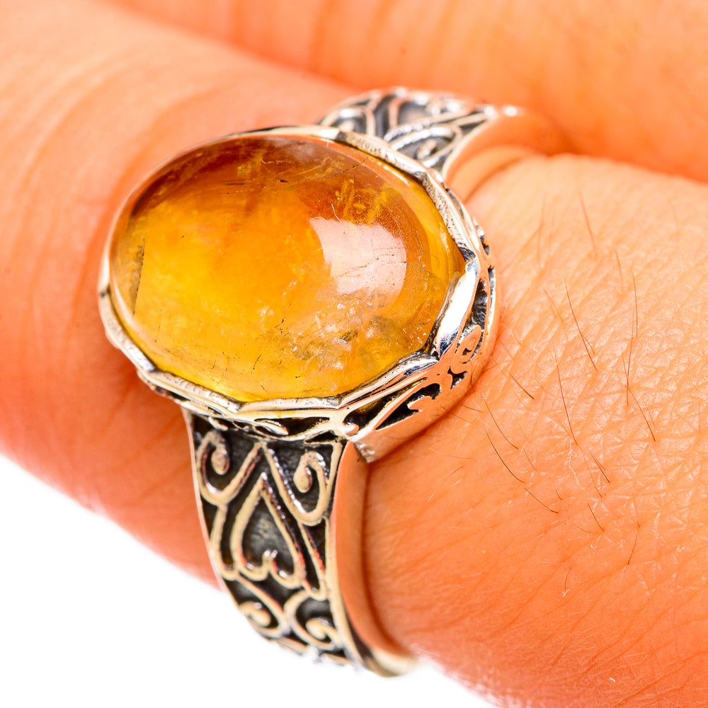 Citrine Rings handcrafted by Anasilvercos - RING113910