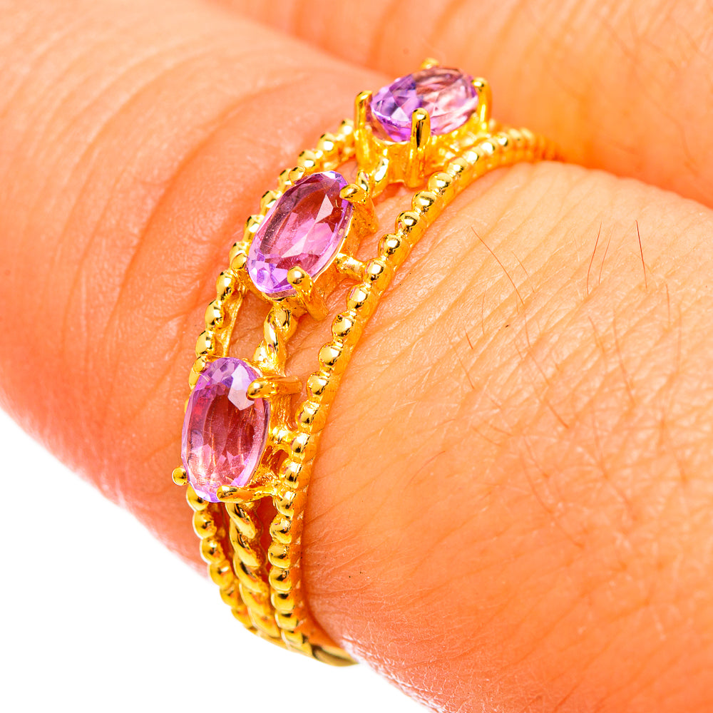 Amethyst Rings handcrafted by Anasilvercos - RING113913