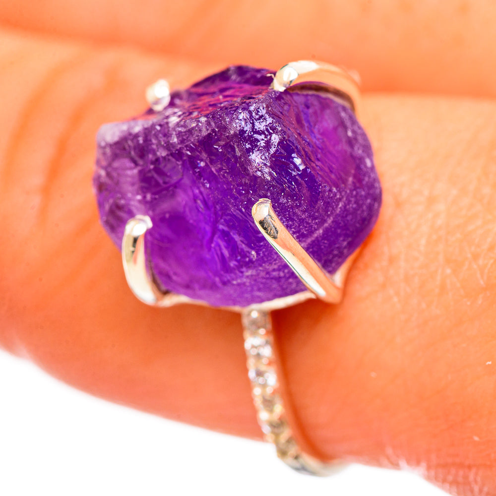 Amethyst Rings handcrafted by Anasilvercos - RING113916