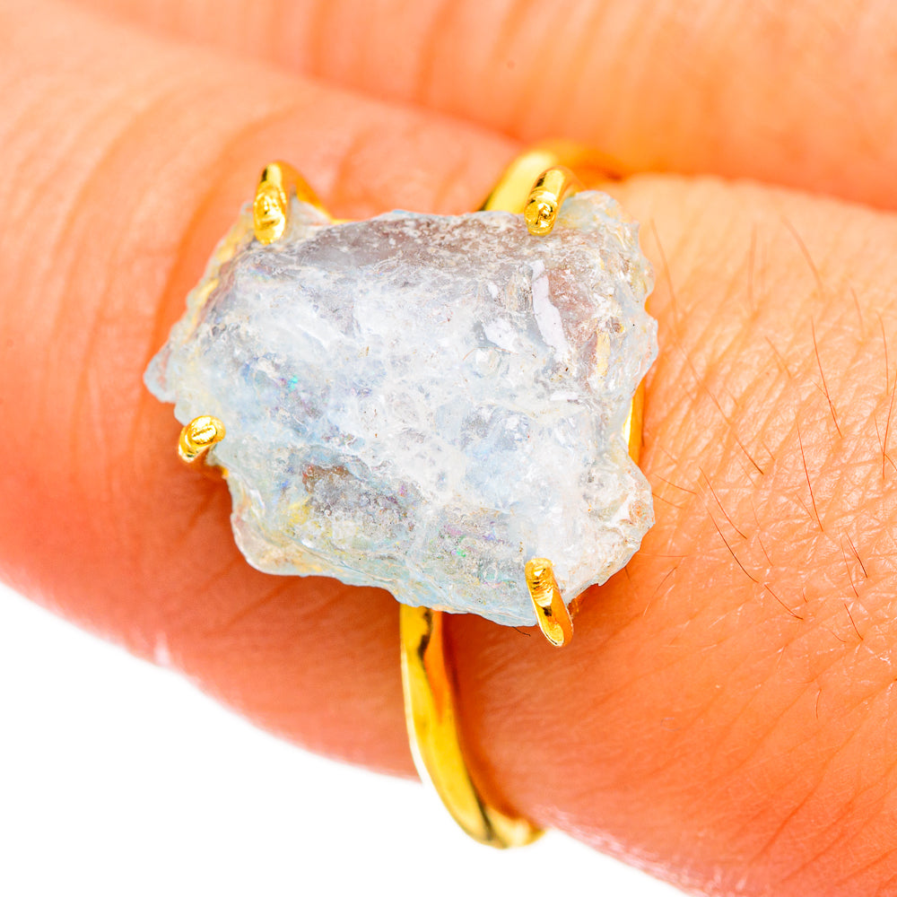 Aquamarine Rings handcrafted by Anasilvercos - RING113933