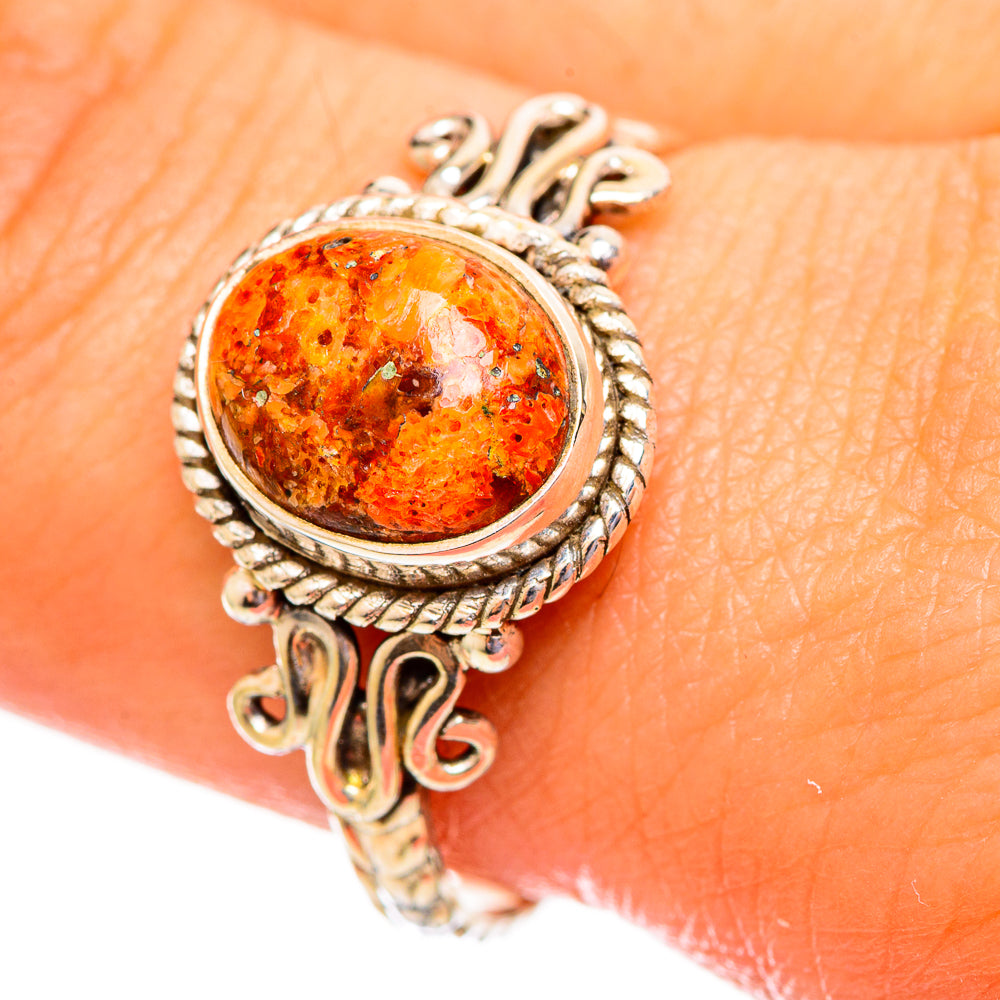 Sponge Coral Rings handcrafted by Anasilvercos - RING113937